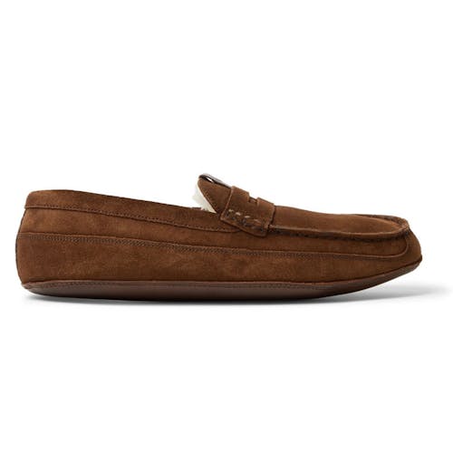 Grenson Shearling-Lined Slippers
