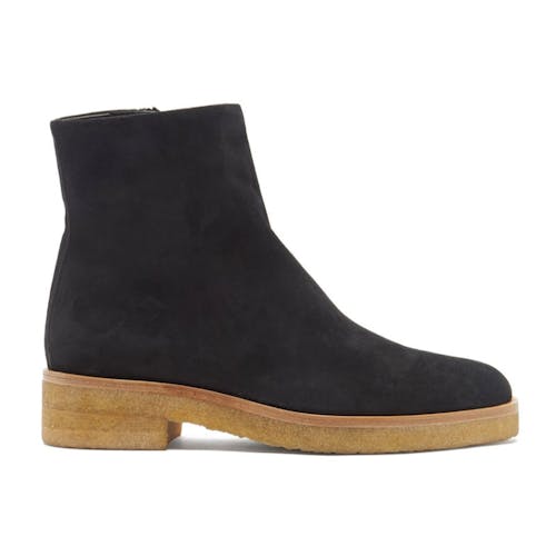 The Row Boris Suede Ankle Boots