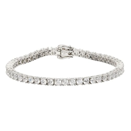 Hatton Labs Silver Tennis Bracelet