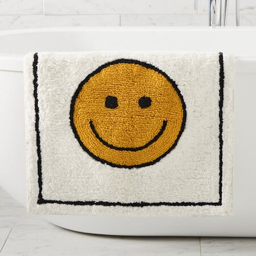 Square Smile Bath Mat
