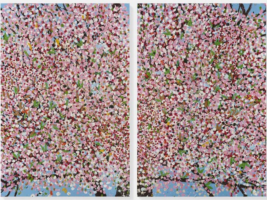 Damien Hirst Renewal Blossom, 2018. Photograph by Damien Hirst and Science Ltd