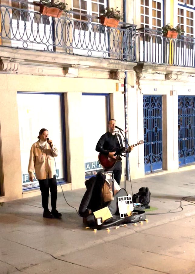 portugal singer on street