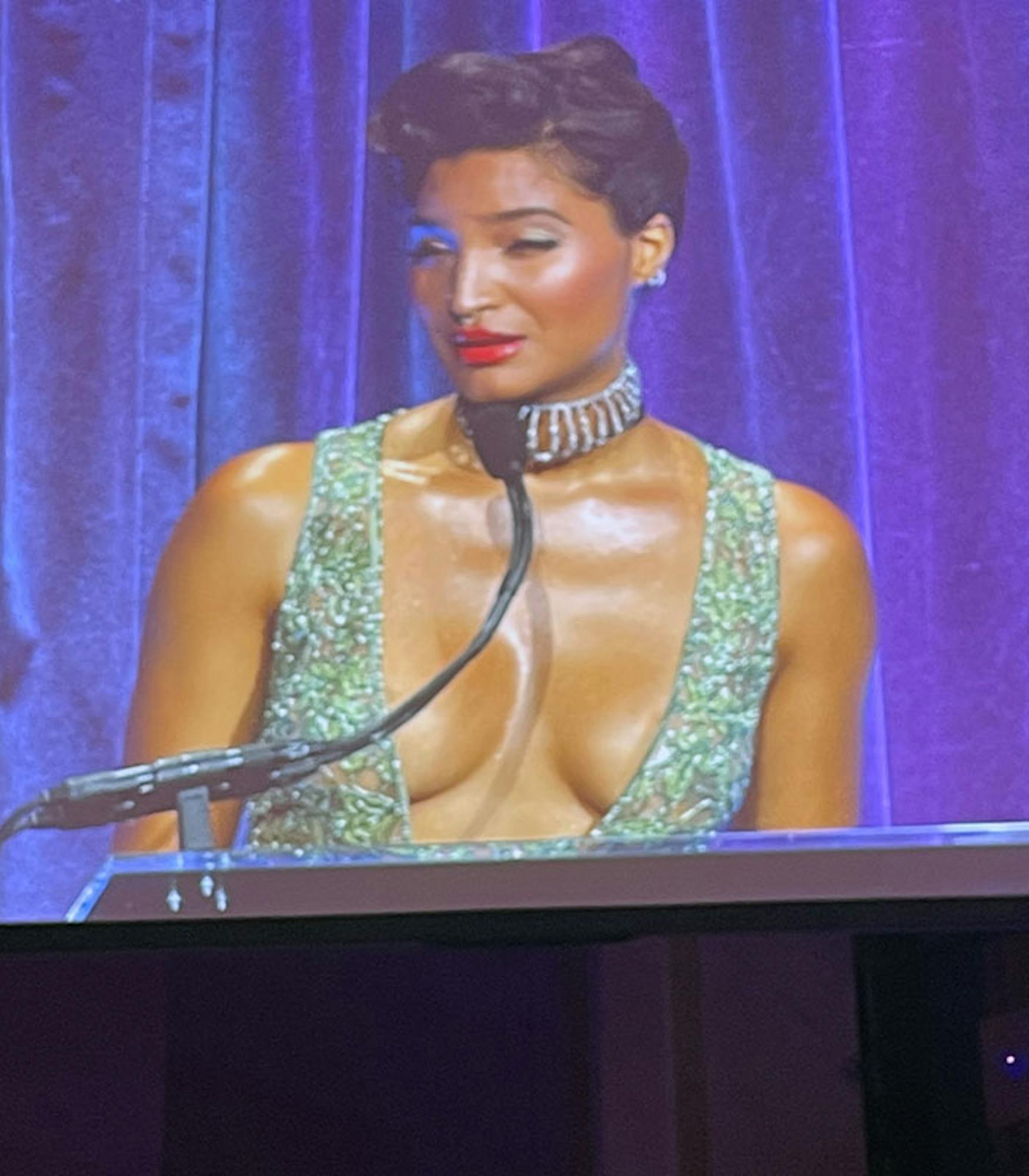 Indya Moore at Ali Forney Gala
