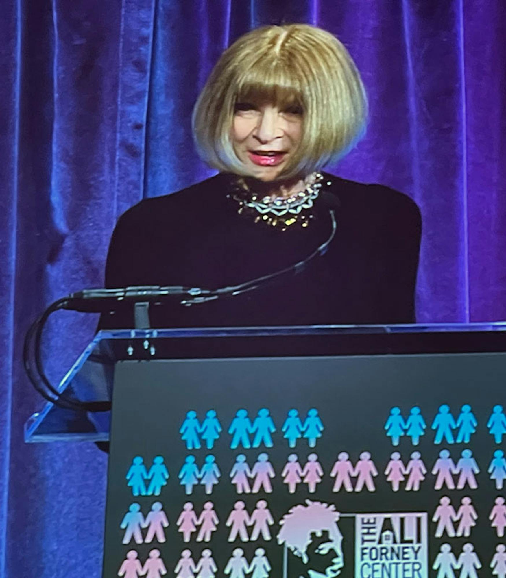Anna Wintour at Ali Forney Gala