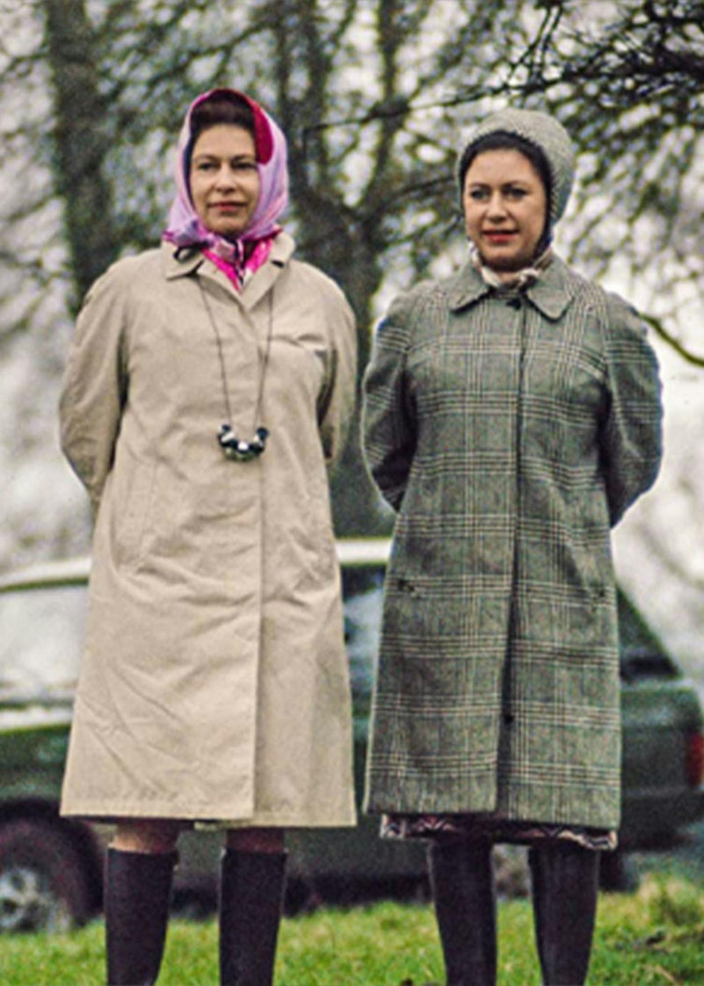 Queen Elizabeth inspo imagery with wellies