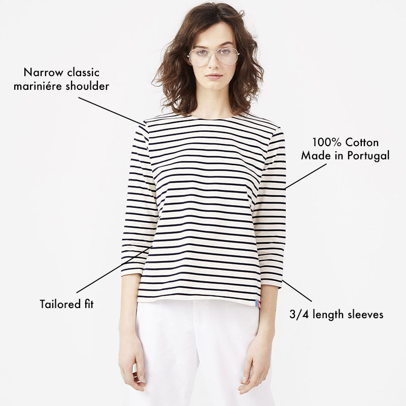 KULE long selling sleeved striped shirt - The modern long