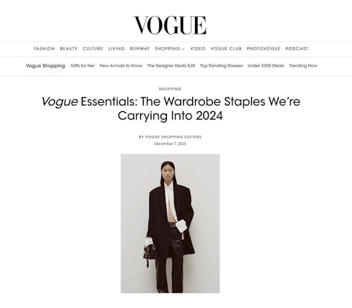 Vogue featuring KULE Cashmere Betty Sweater